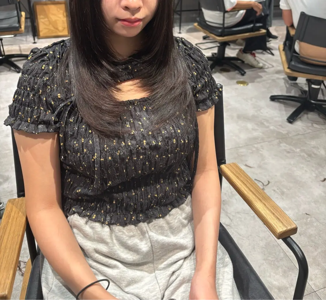 ロング 久野 竜慈のヘアスタイル