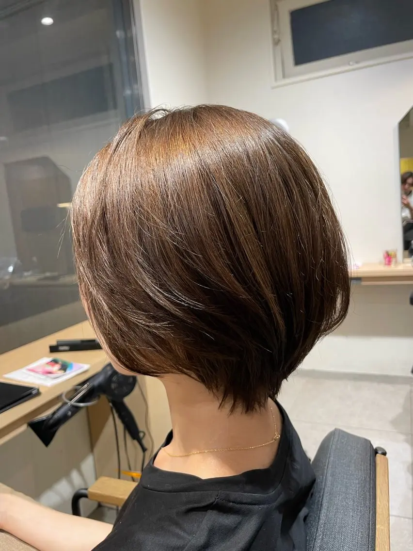 ショート 髪質改善✨艶髪 韓国ヘア　池内 祐樹のヘアスタイル