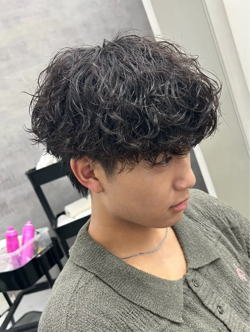 パーマ メンズ 静岡 / 毛流れ特化 /下居真大のヘアスタイル