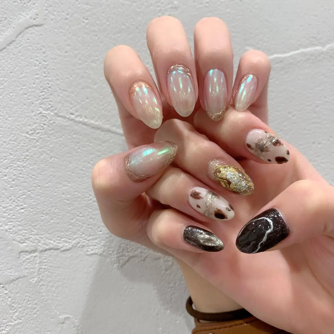 ネイル ニュアンスネイル ハンドネイル 佐藤 まりえのネイルデザイン