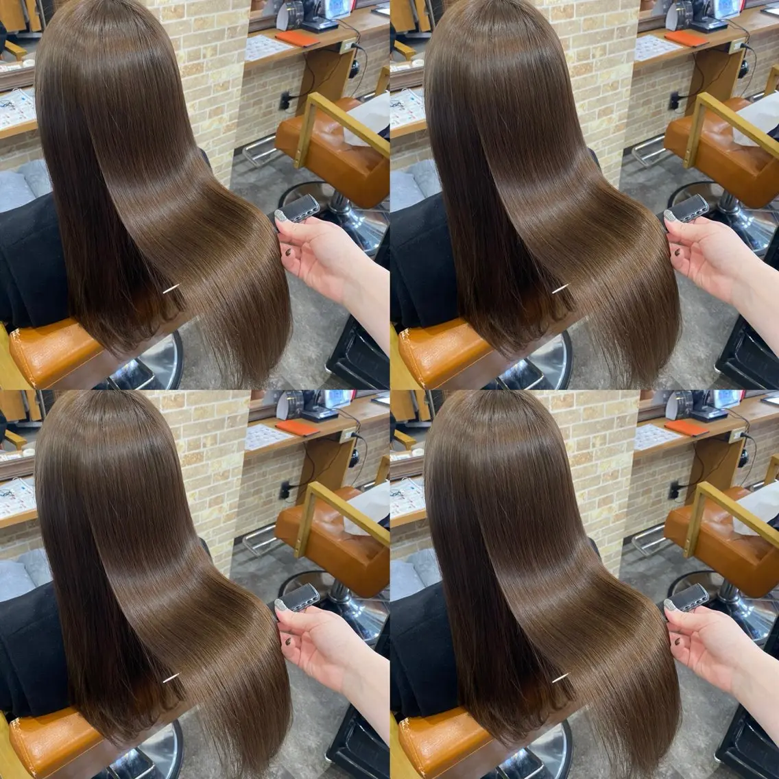 ロング エクステ×髪質改善× 𝑺𝑬𝑵𝑹𝑰のヘアスタイル
