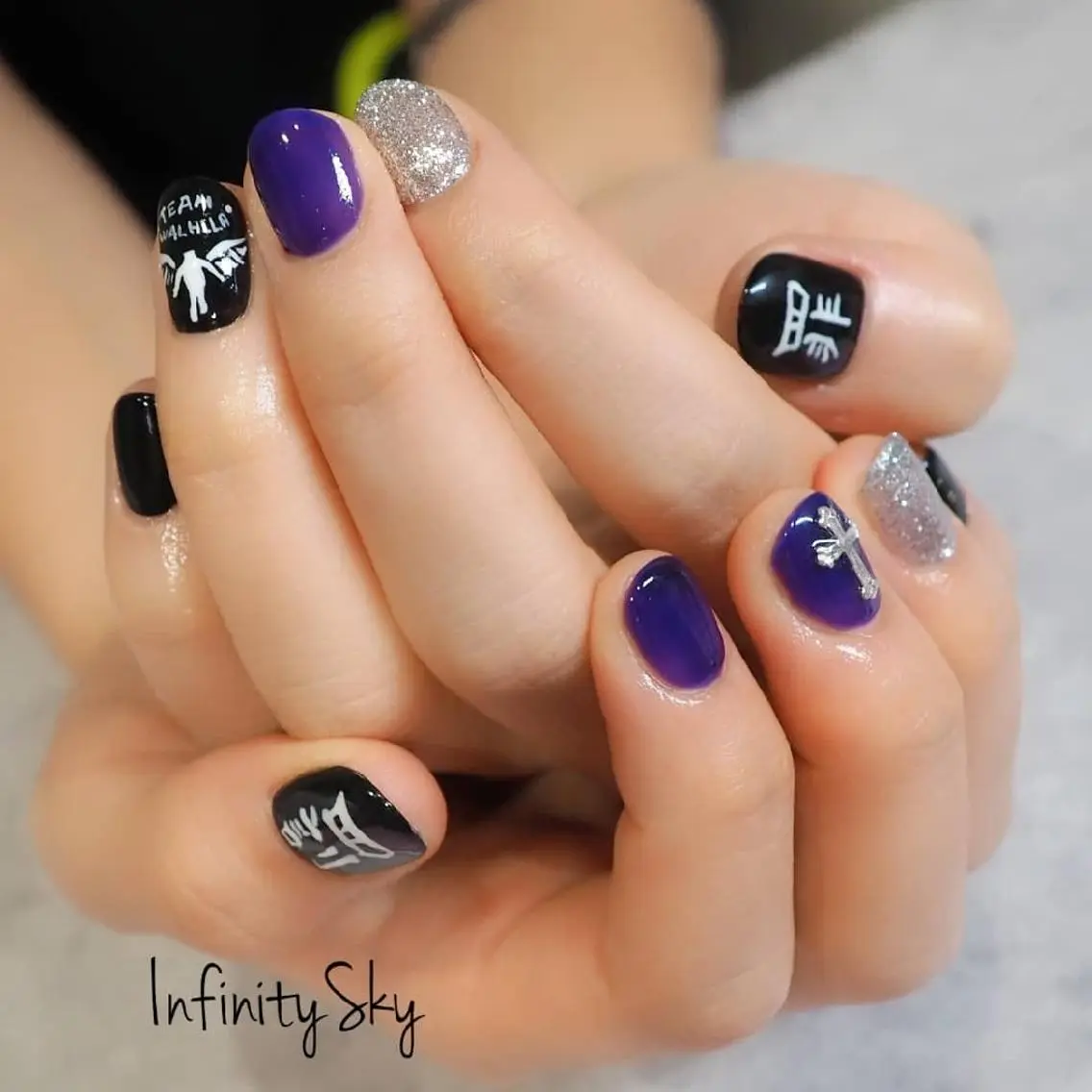 ネイル ハンドネイル infinity skyのネイルデザイン