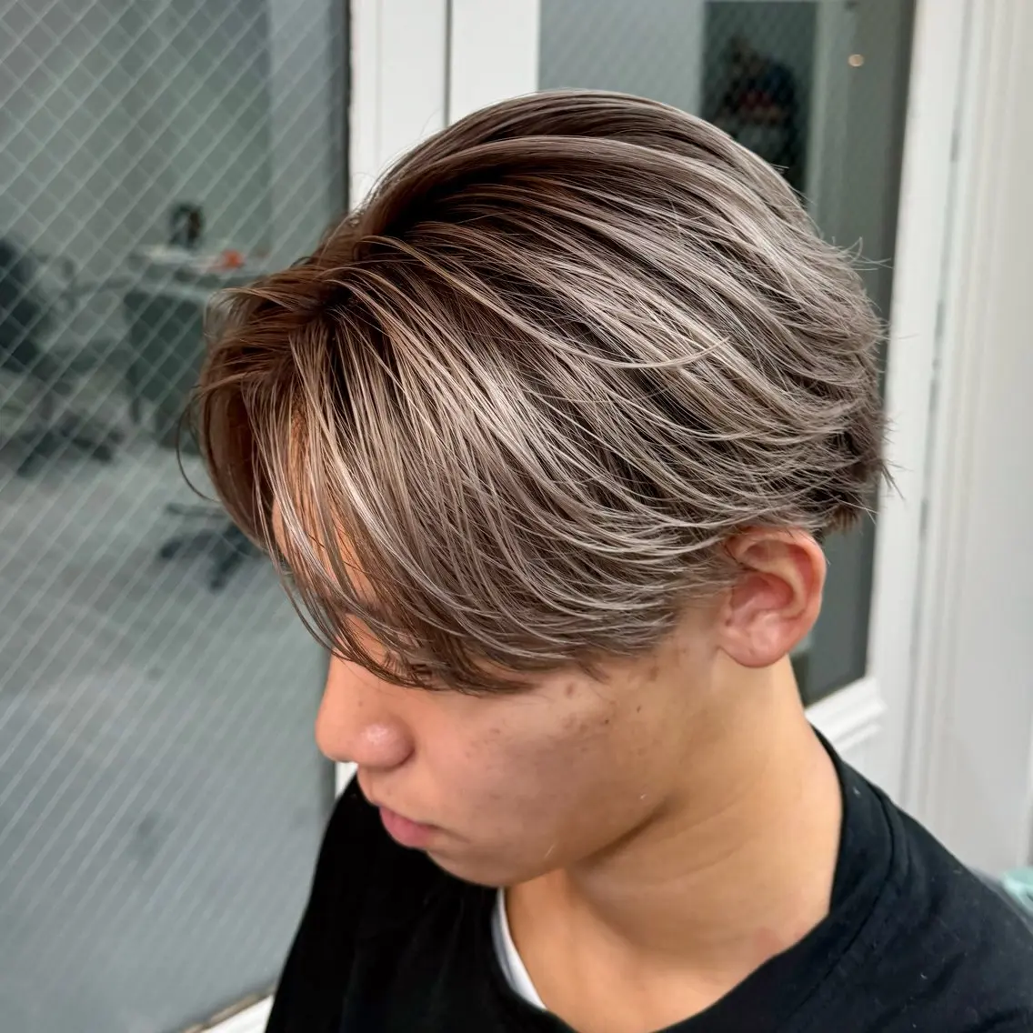 カラー メンズ カット ヘアカラー ヘアセット 【バレイヤージュ】 🔥メンズRYUTAのヘアスタイル