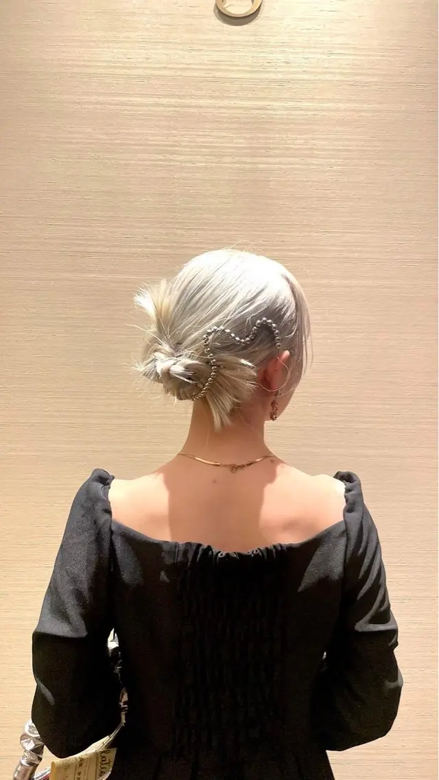 ヘアアレンジ オタク美容師☃️🩵 ヘアアレンジ/暗髪のその他イメージ