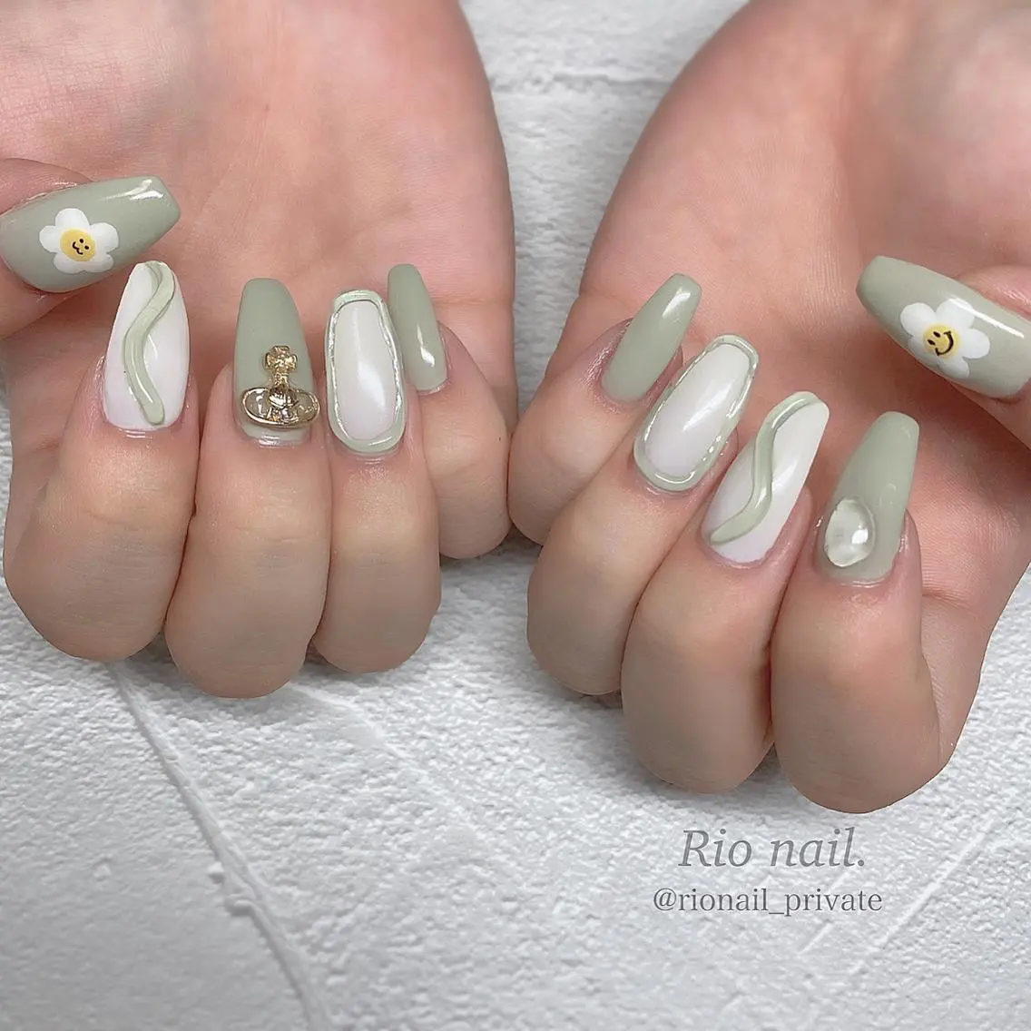 ネイル ハンドネイル nailsalon linneのネイルデザイン