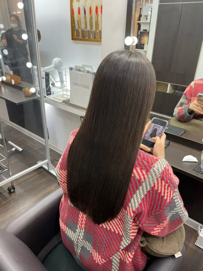 ロング 縮毛矯正 トリートメント ヘッドスパ 髪質改善FORMA 💫S.Katohのヘアスタイル