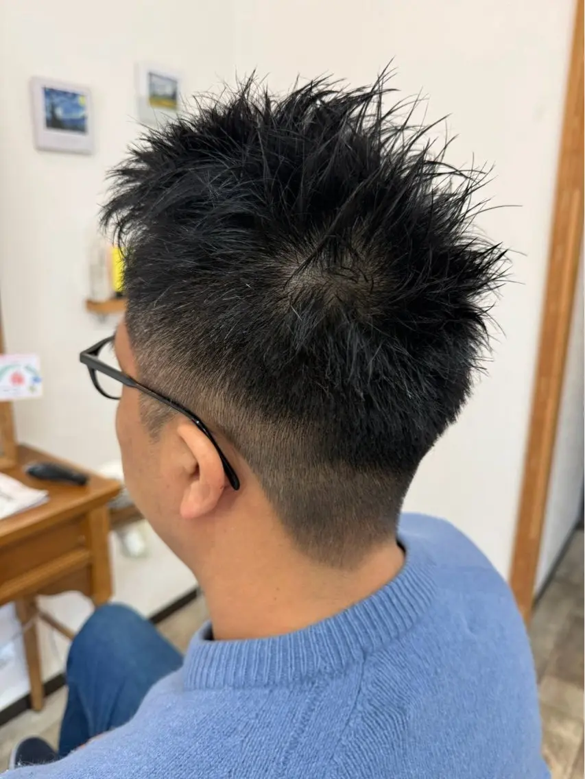 メンズ カット Rin ku-to andCのヘアスタイル