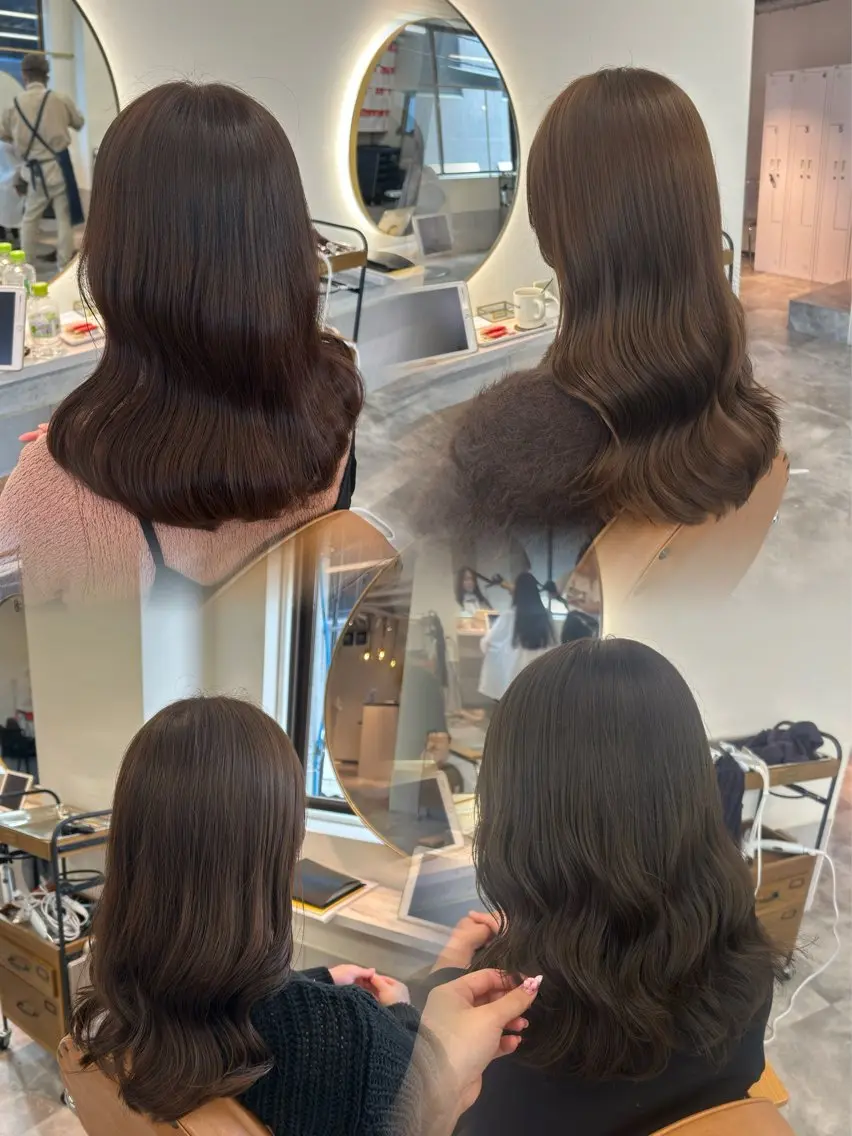 ロング カット ヘアカラー トリートメント カノエ香椎店 / 天野このみのヘアスタイル