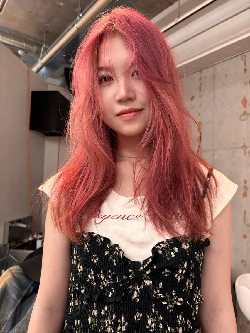 ロング カラー 中野 晴登のヘアスタイル