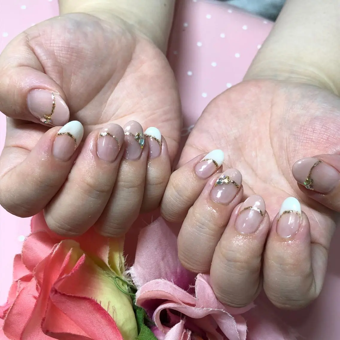 ショート ネイル ハンドネイル 《LB》ラブリエ Nail&eyeのマツエク・マツパデザイン