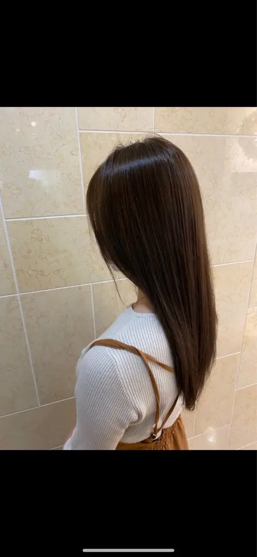 カラー 会社で浮かない 大人ヘア/心斎橋のヘアスタイル