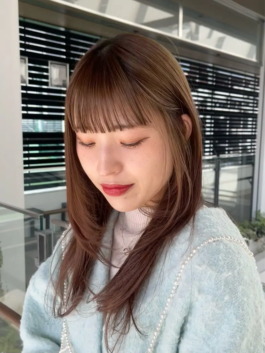 セミロング トリートメント 園田 渉 ◤SHIKIO◢のヘアスタイル