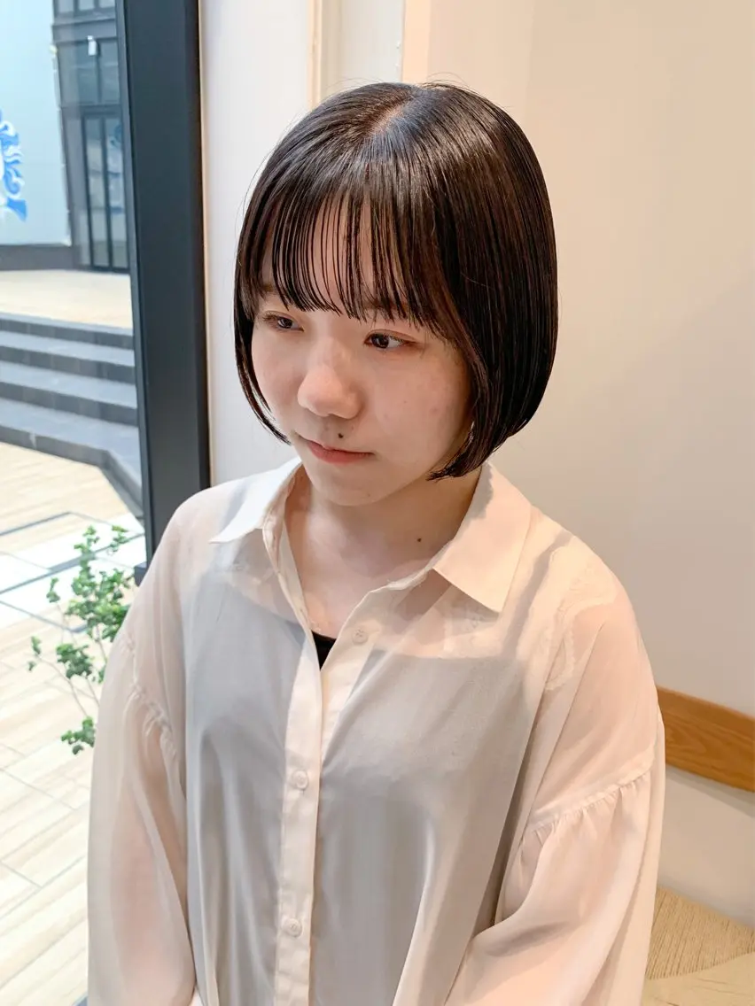 ショート カラー ヘアアレンジ カット トリートメント yuka .のヘアスタイル