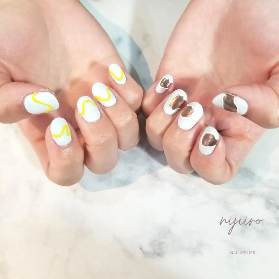 ネイル ハンドネイル nijiiro🌈 サトウのネイルデザイン