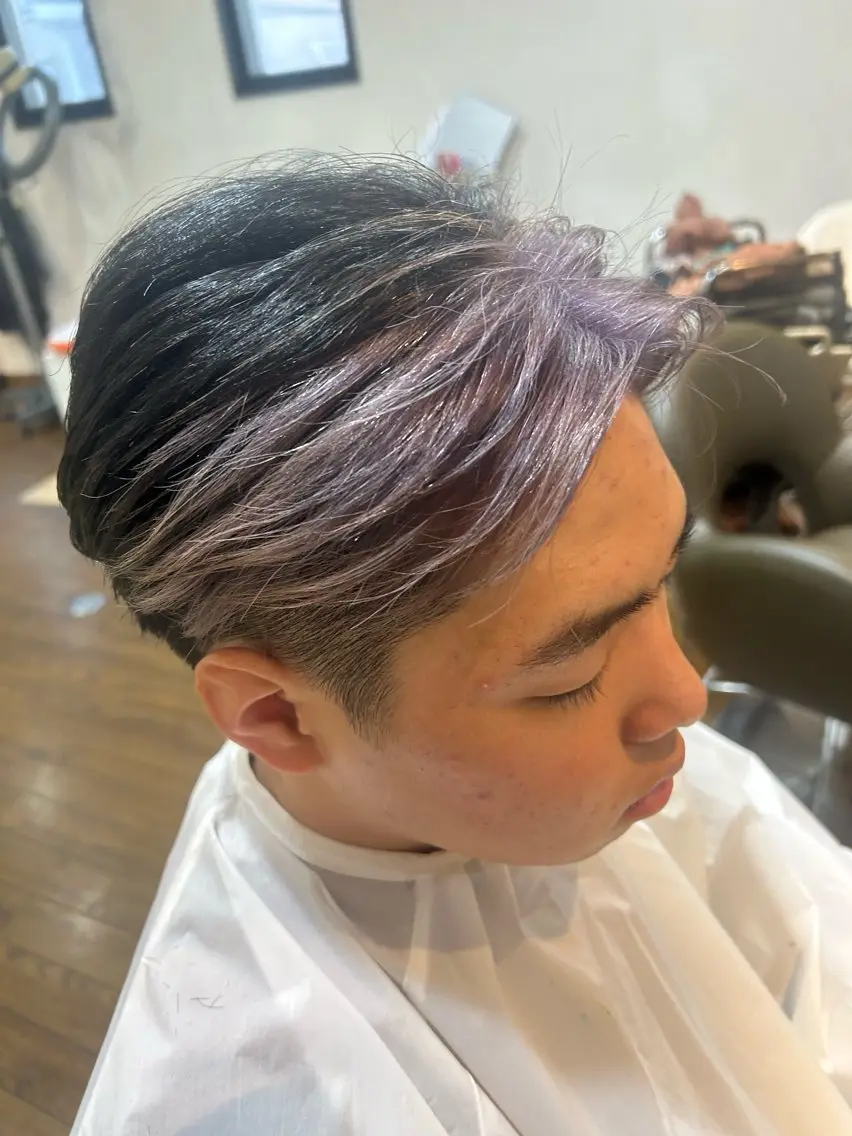 カラー メンズ 浅香山✨美髪✨ やまもとあきこのヘアスタイル