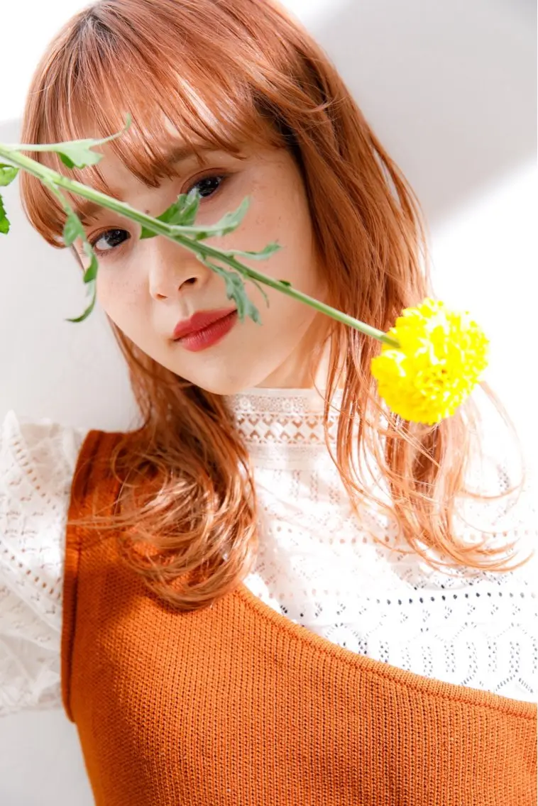 セミロング 新宿三丁目 田中美由紀のヘアスタイル