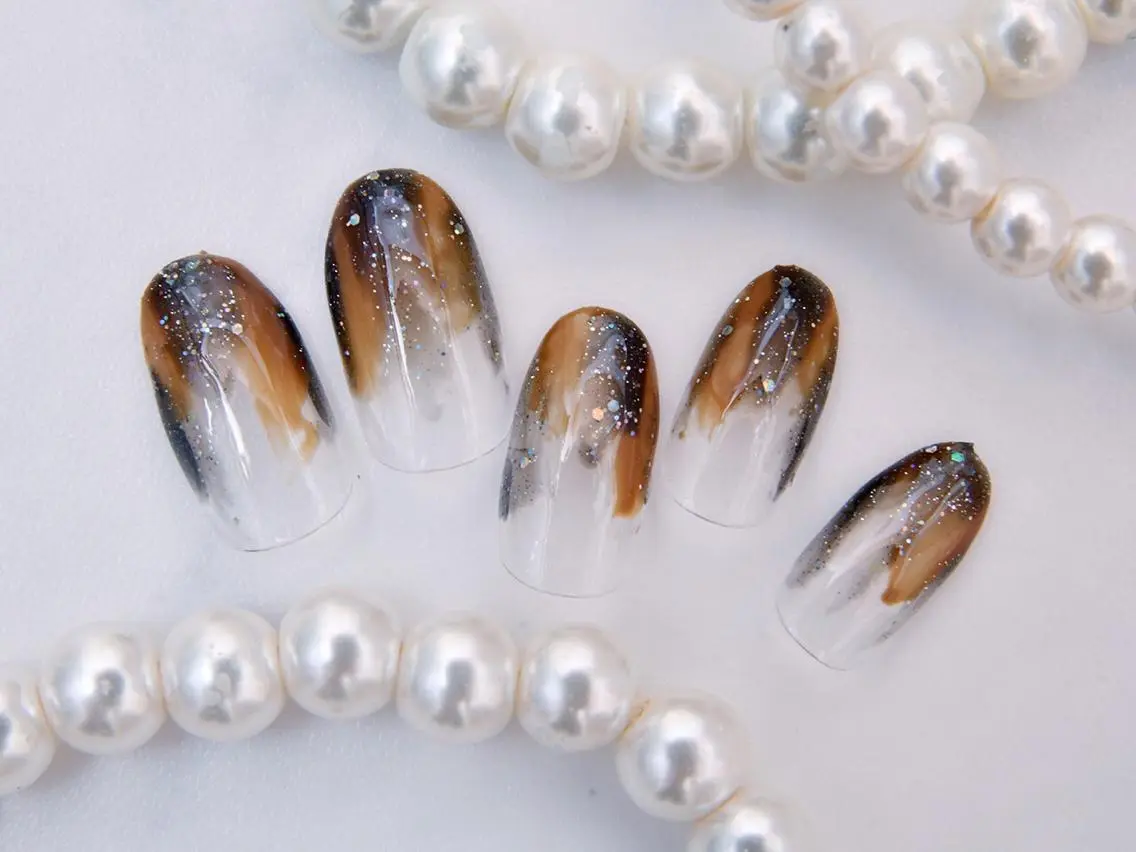 ネイル 桜ネイル 長さ出し フットネイル スカルプネイル 💗🪽Tiary Nail🪽💗のネイルデザイン