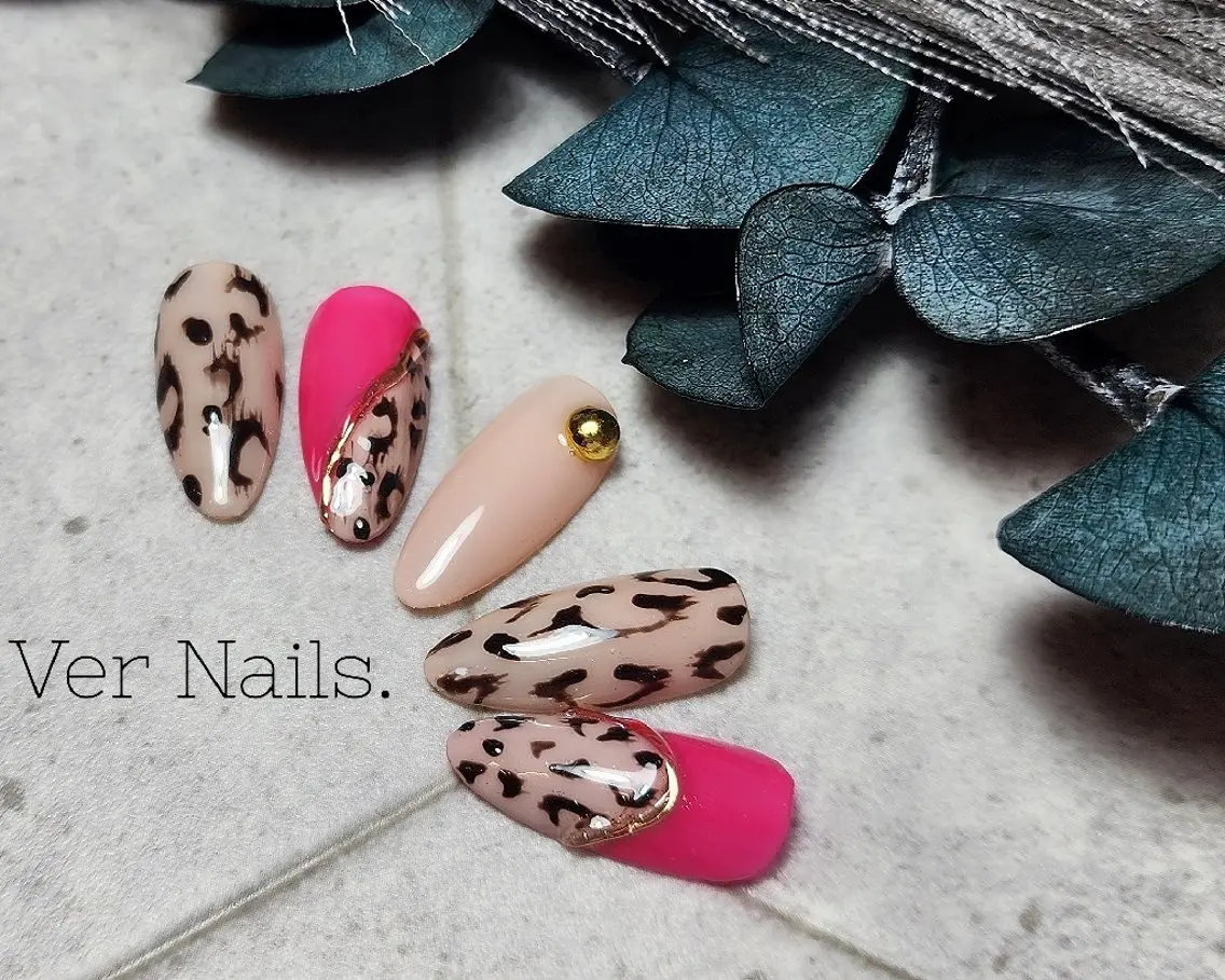 ネイル アニマル柄 ハンドネイル Ver Nails.のその他イメージ