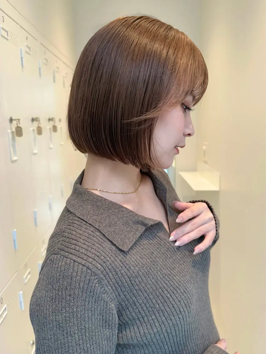ショート カット 似合わせボブ/ 大人ボブ🩵しおのヘアスタイル