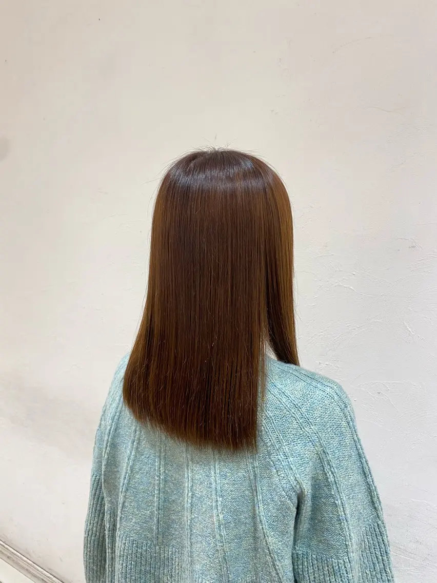 カラー ブラウンカラー 🎀TEN🎀 オリーブベージュのヘアスタイル