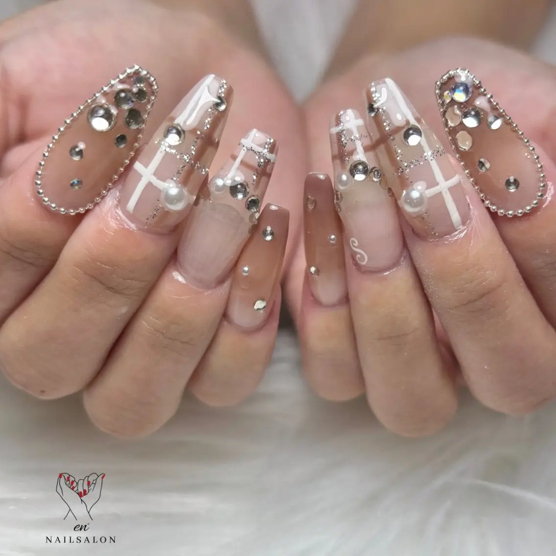 ネイル ハンドネイル NAILSALON en+沖縄市美原のネイルデザイン