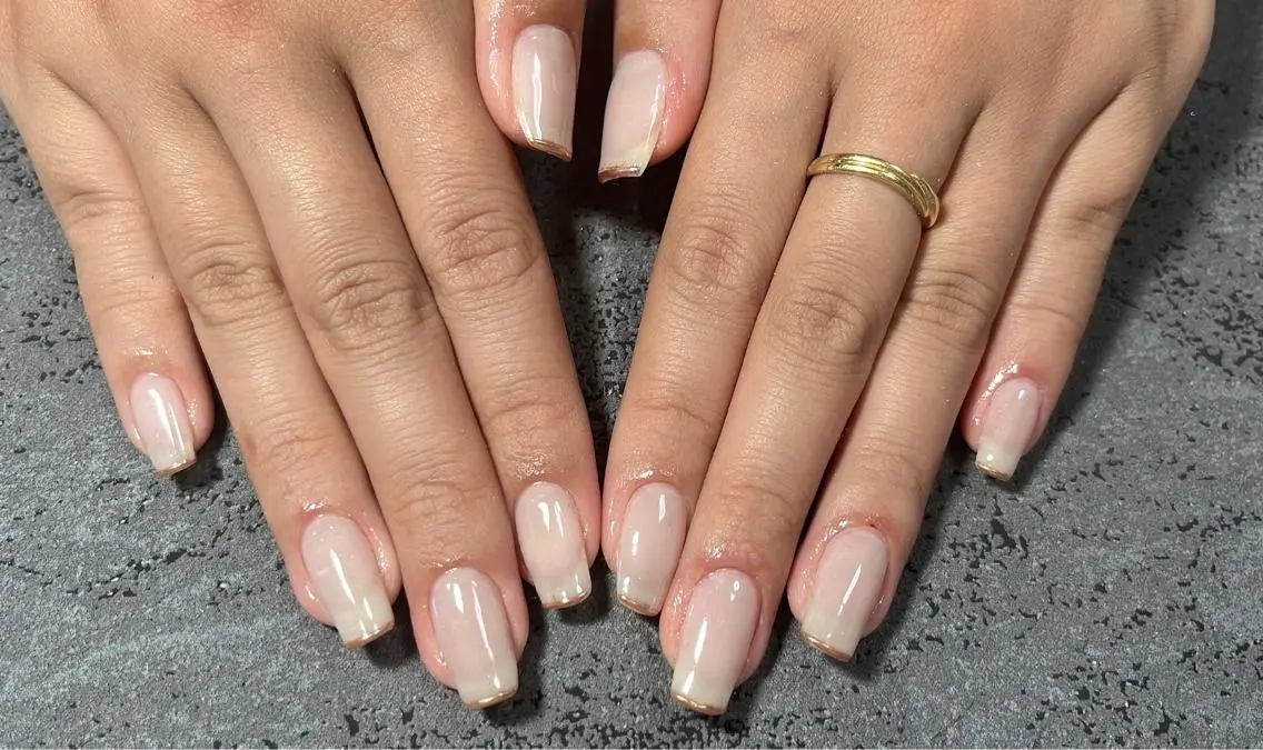 ネイル フレンチネイル ミラーネイル シンプルネイル Mimi Nailのネイルデザイン