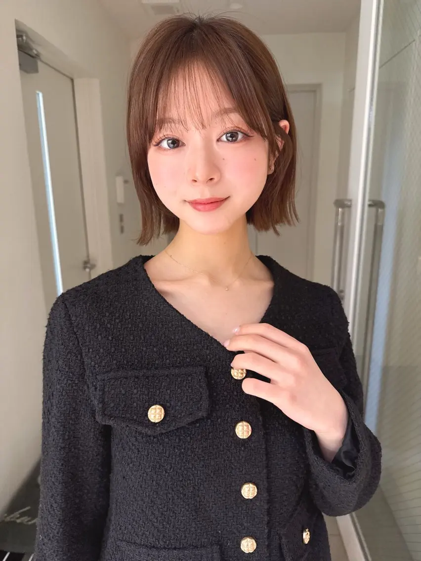 ミディアム カラー ヘアカラー うた /池袋美容師のヘアスタイル