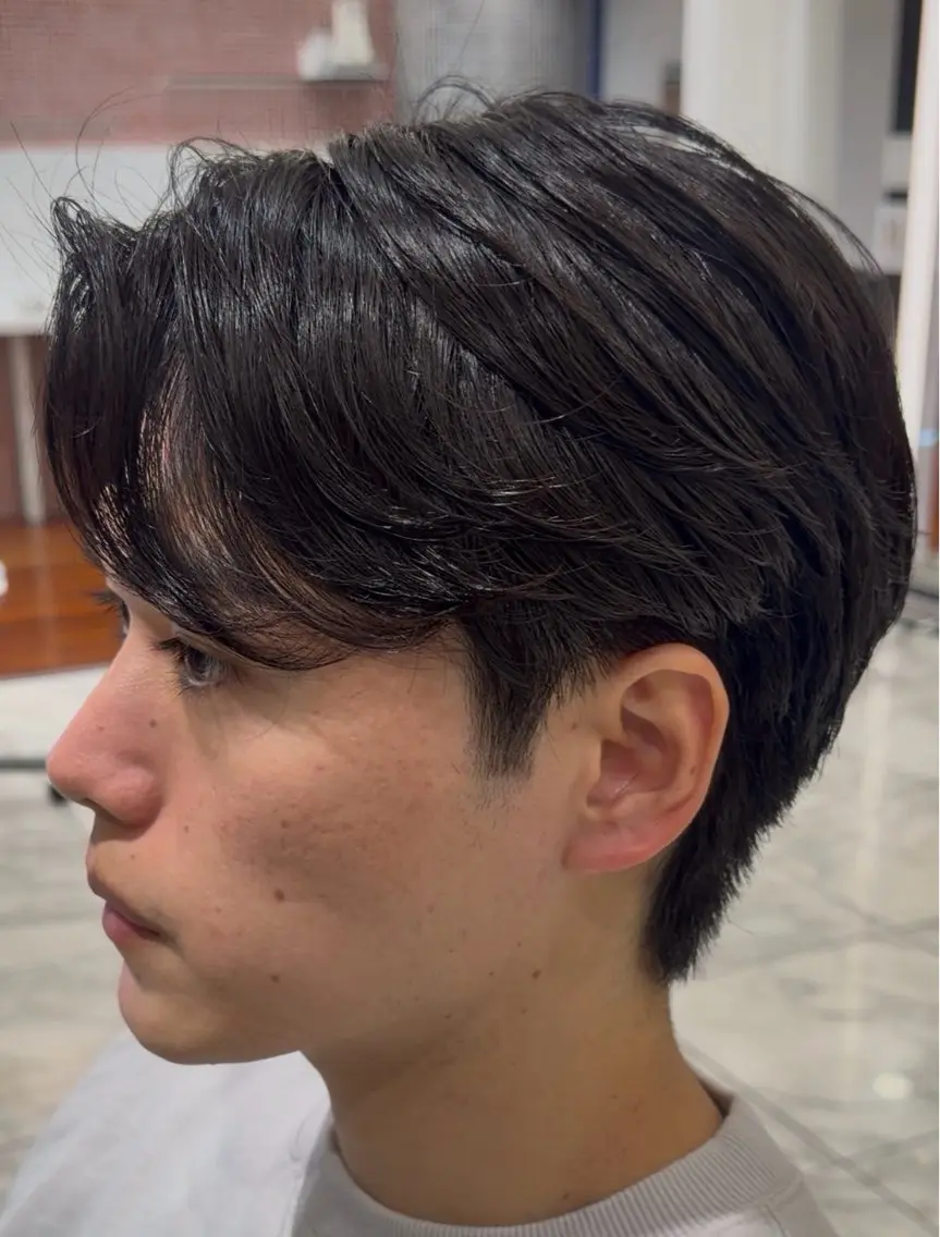 メンズ カット パーマ トリートメント 🎸メンズ特化🥁 メンズパーマrenのヘアスタイル