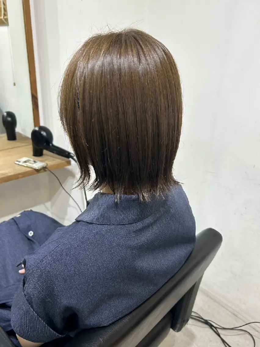 ショート カット ヘアカラー ボブ人気No,1✨ TAME副店長のヘアスタイル