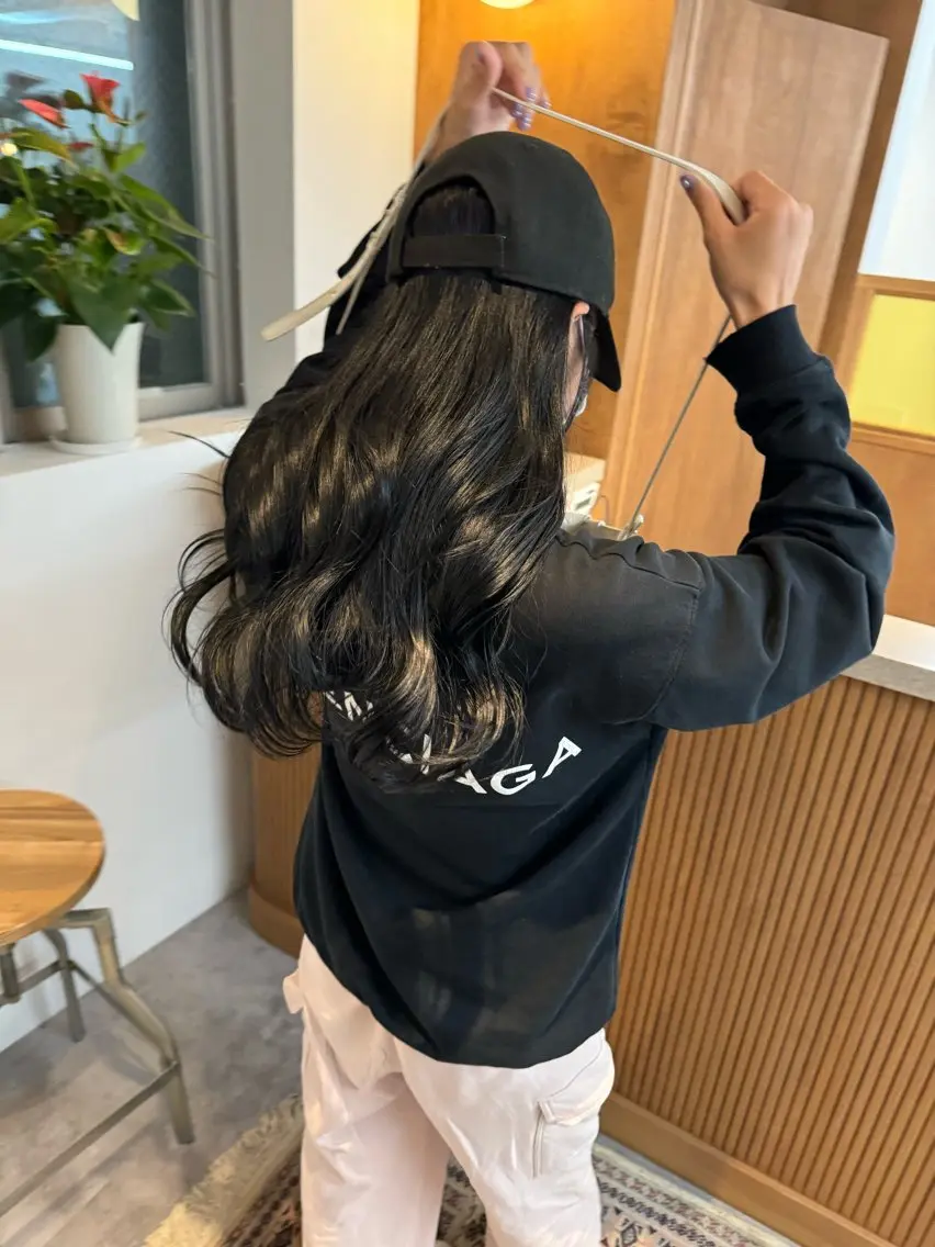 ロング ヘアアレンジ ヘアカラー トリートメント お洒落メンズスタイル aco 🌙のヘアスタイル