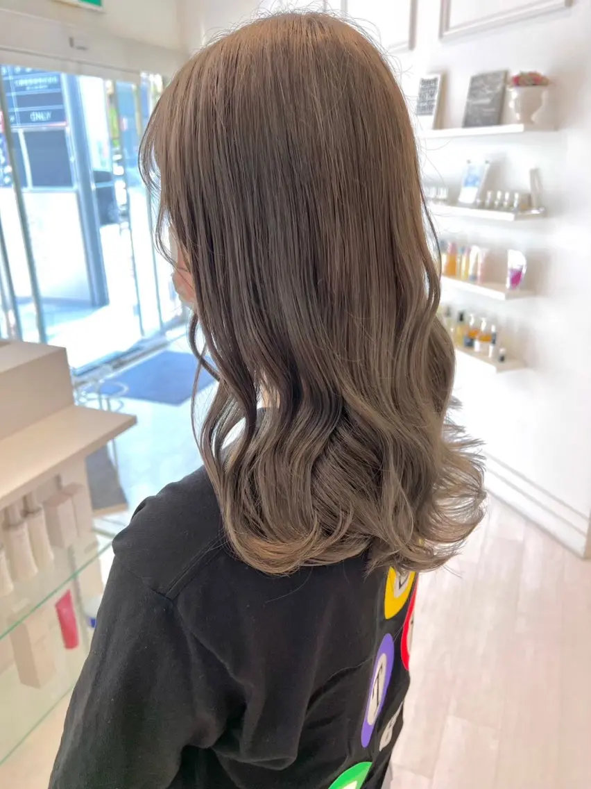セミロング カット トリートメント ParveMix / 山本 玲南🫧🪽のヘアスタイル