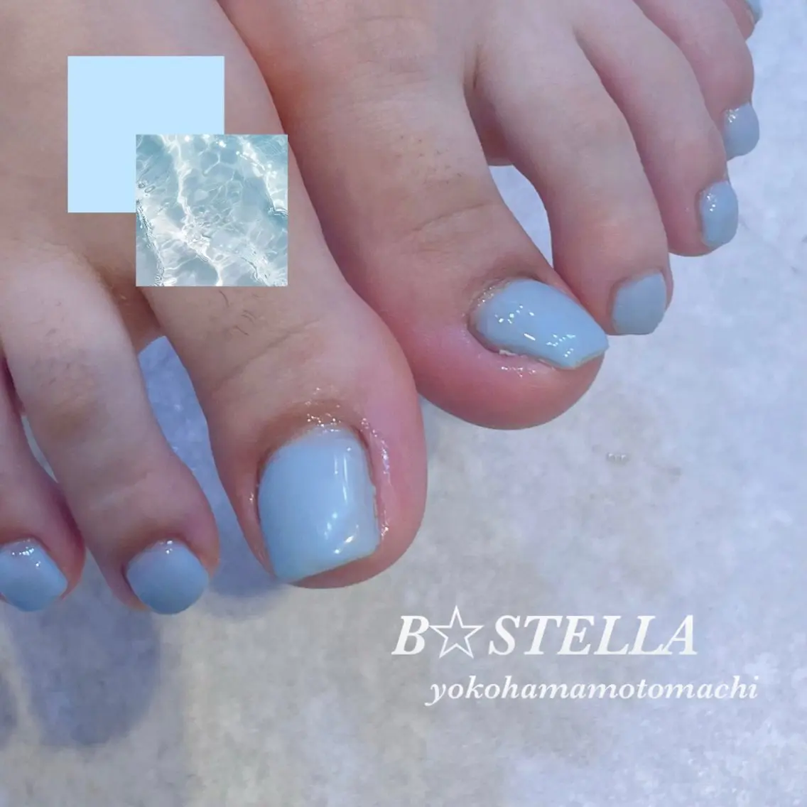 ネイル ワンカラーネイル B☆STELLA ANDOUのネイルデザイン