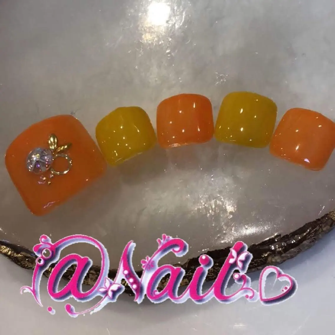 ネイル ネイルチップ 小尾 栞のネイルデザイン