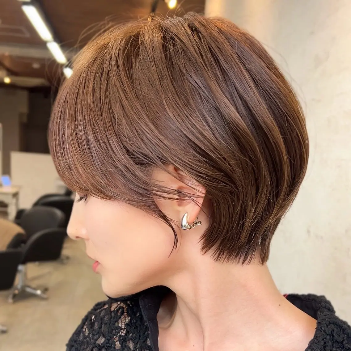ショート カット ヘアカラー トリートメント ショート特化美容師 大阪京橋　大本　渉のヘアスタイル