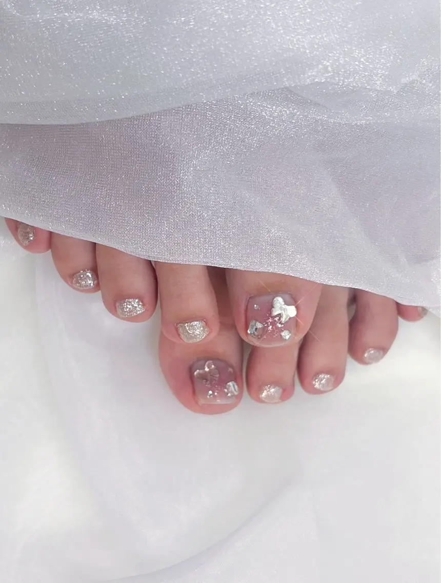 ネイル フットネイル muguet🫧 Sayaka🎀のネイルデザイン