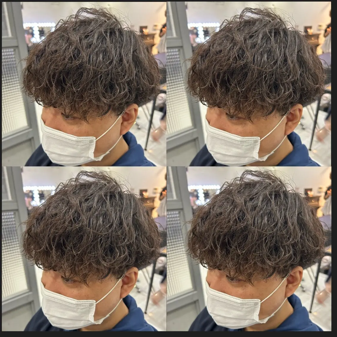 ショート 🔥メンズパーマ 特化 渡辺一翔のヘアスタイル
