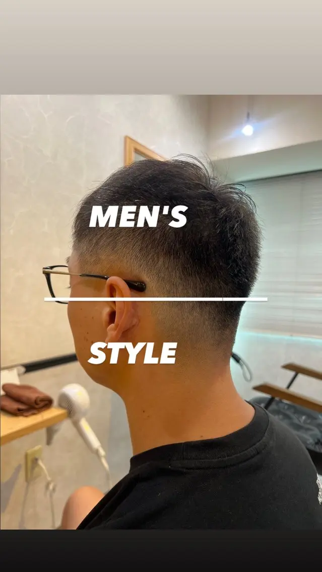 メンズ フェードカット カット 大人デザイン 🍃MORIKA🍃のヘアスタイル