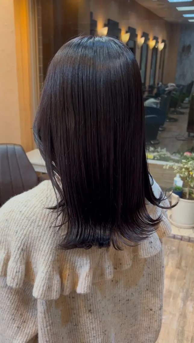 ミディアム カラー ヘアカラー トリートメント ブリーチカラー🎀 Himariのヘアスタイル