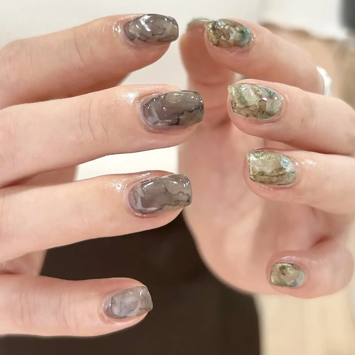 ネイル ニュアンスネイル HARUNOKA misakiのネイルデザイン
