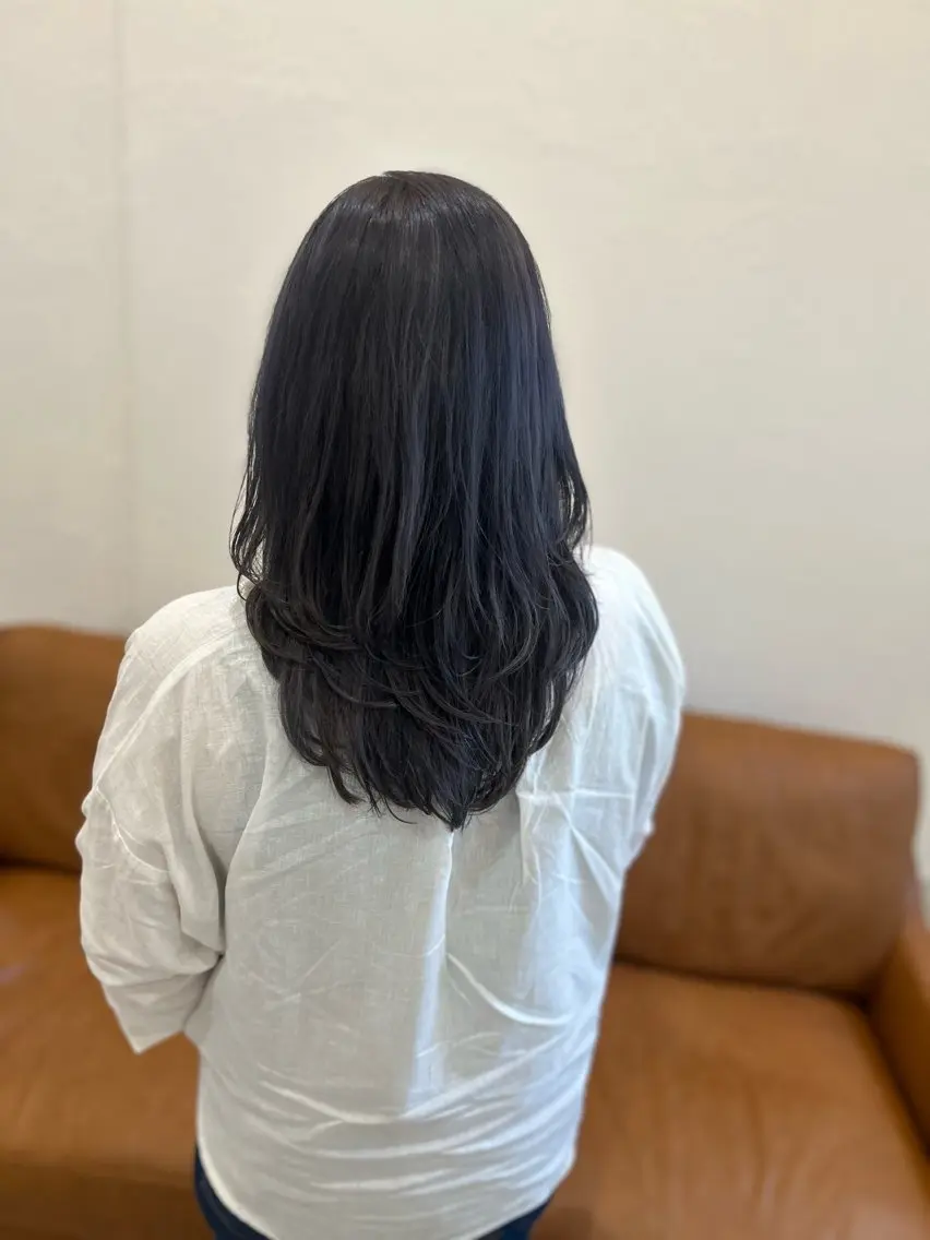 セミロング カラー 堀 大輔のヘアスタイル