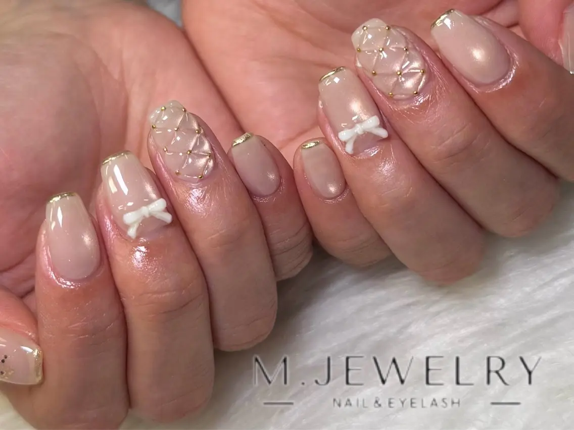 ネイル ハンドネイル M.JEWELRY REMI🎀五反野店のネイルデザイン