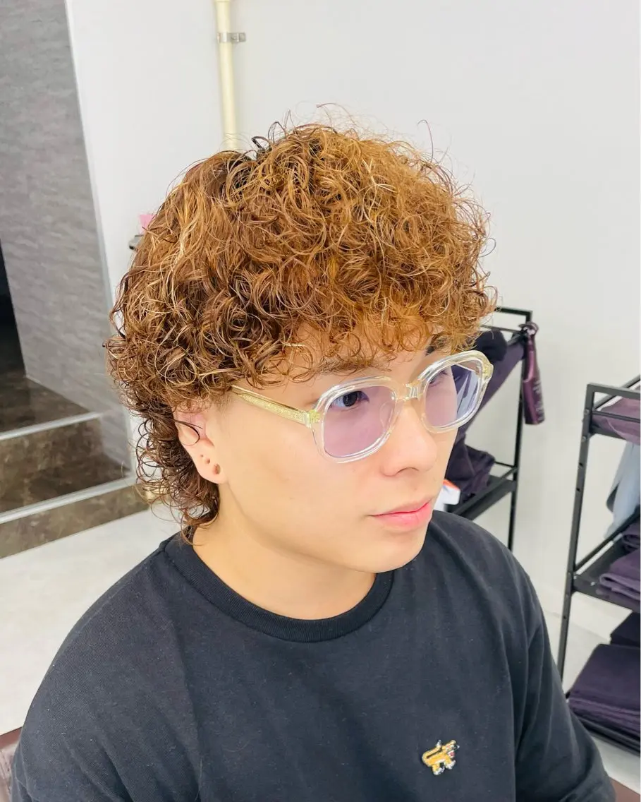 パーマ メンズ カット パーマ 👑メンズ/パーマ/ 小島桐弥👑のヘアスタイル