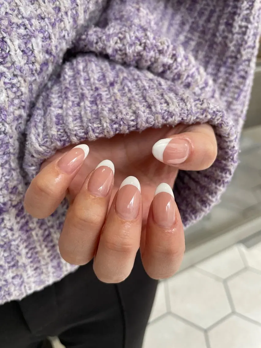 ネイル フレンチネイル ハンドネイル Rommy suiのネイルデザイン