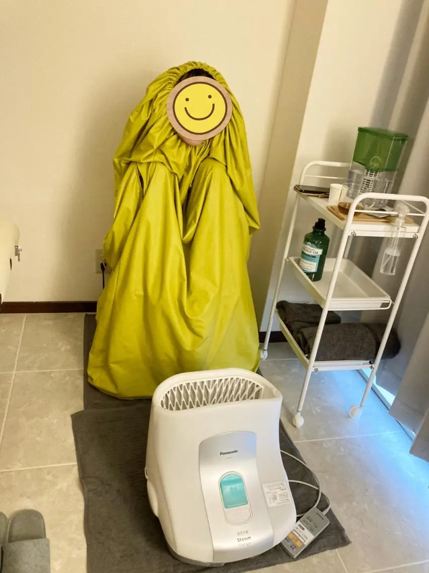 よもぎ蒸し(ハーブの読み取り®︎付き)の写真