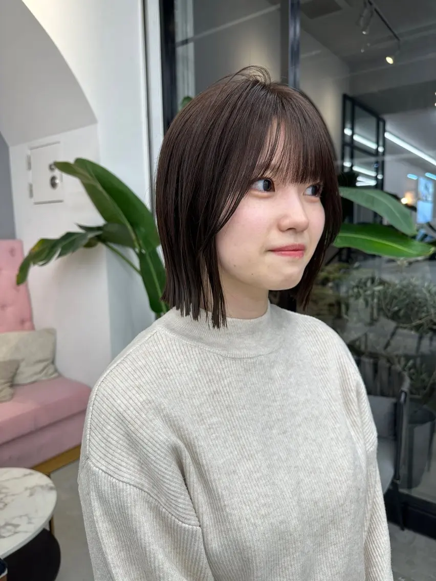 ショート レイヤーカット 瑠輝のヘアスタイル