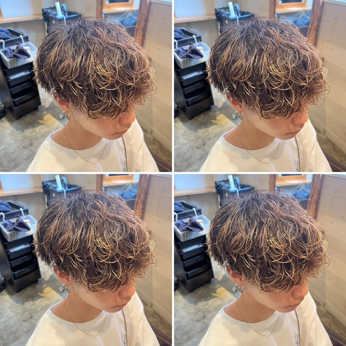 パーマ メンズ カット パーマ トリートメント ヘアセット メンズパーマ特化 望月謙二郎のヘアスタイル