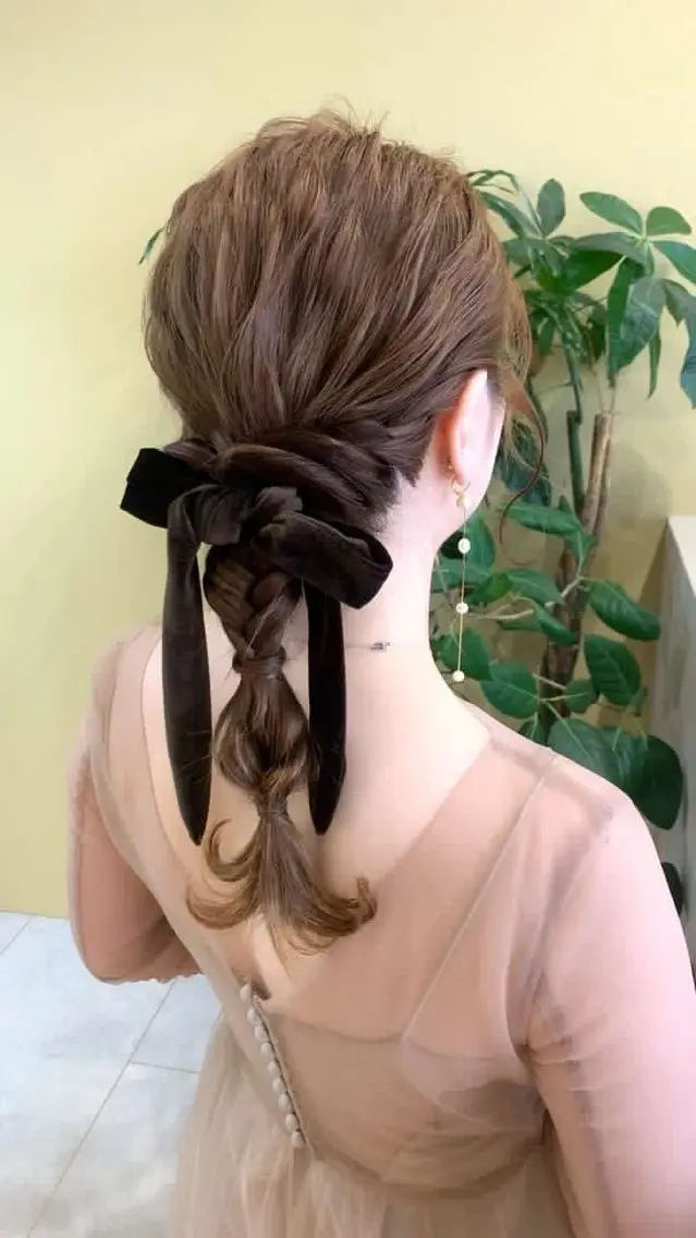 👗ヘアセットの写真