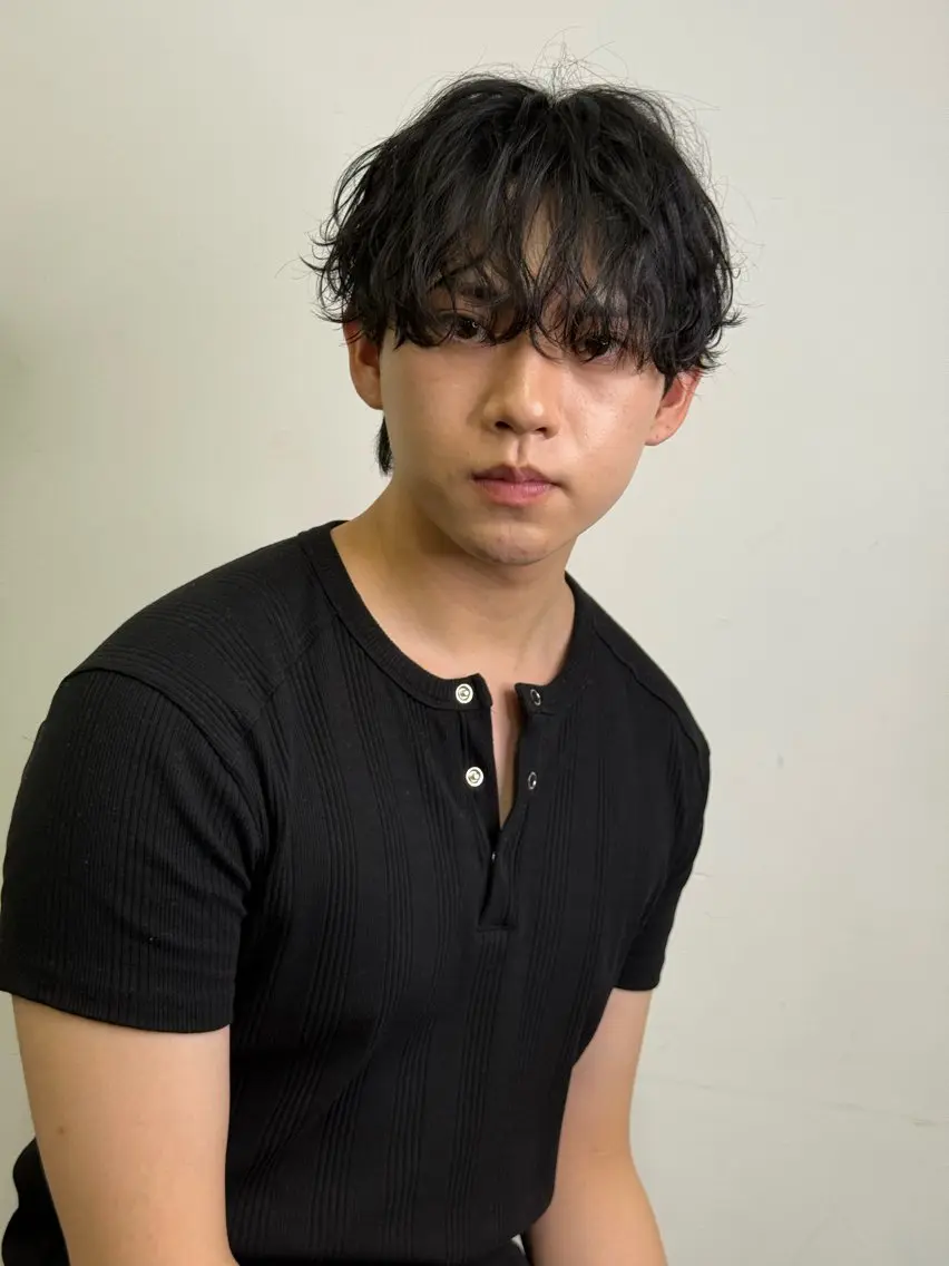 ショート パーマ 河野 大輝のヘアスタイル