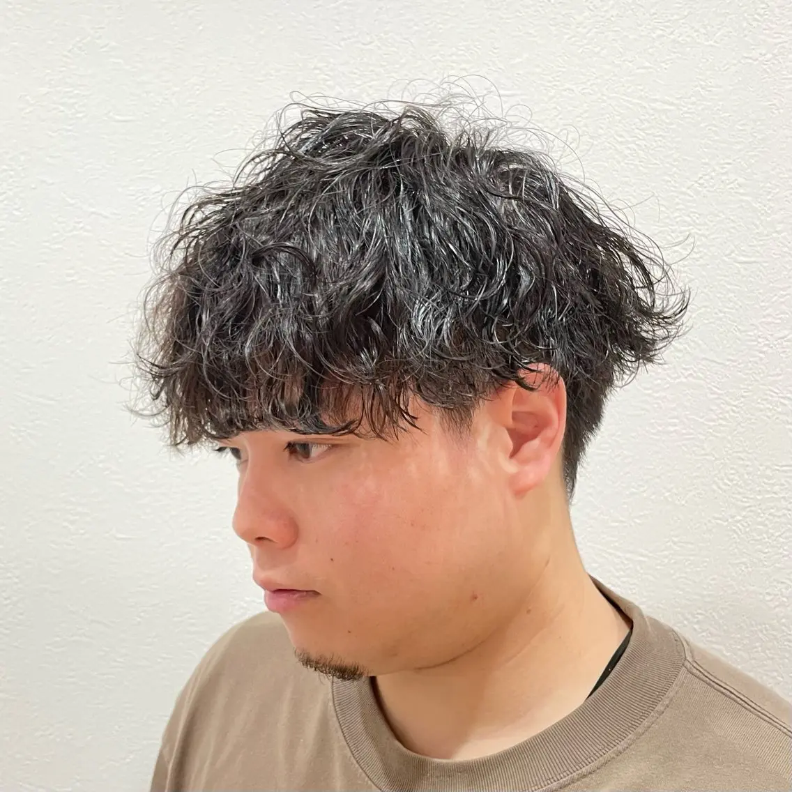 メンズカット+特殊パーマ+トリートメントの写真