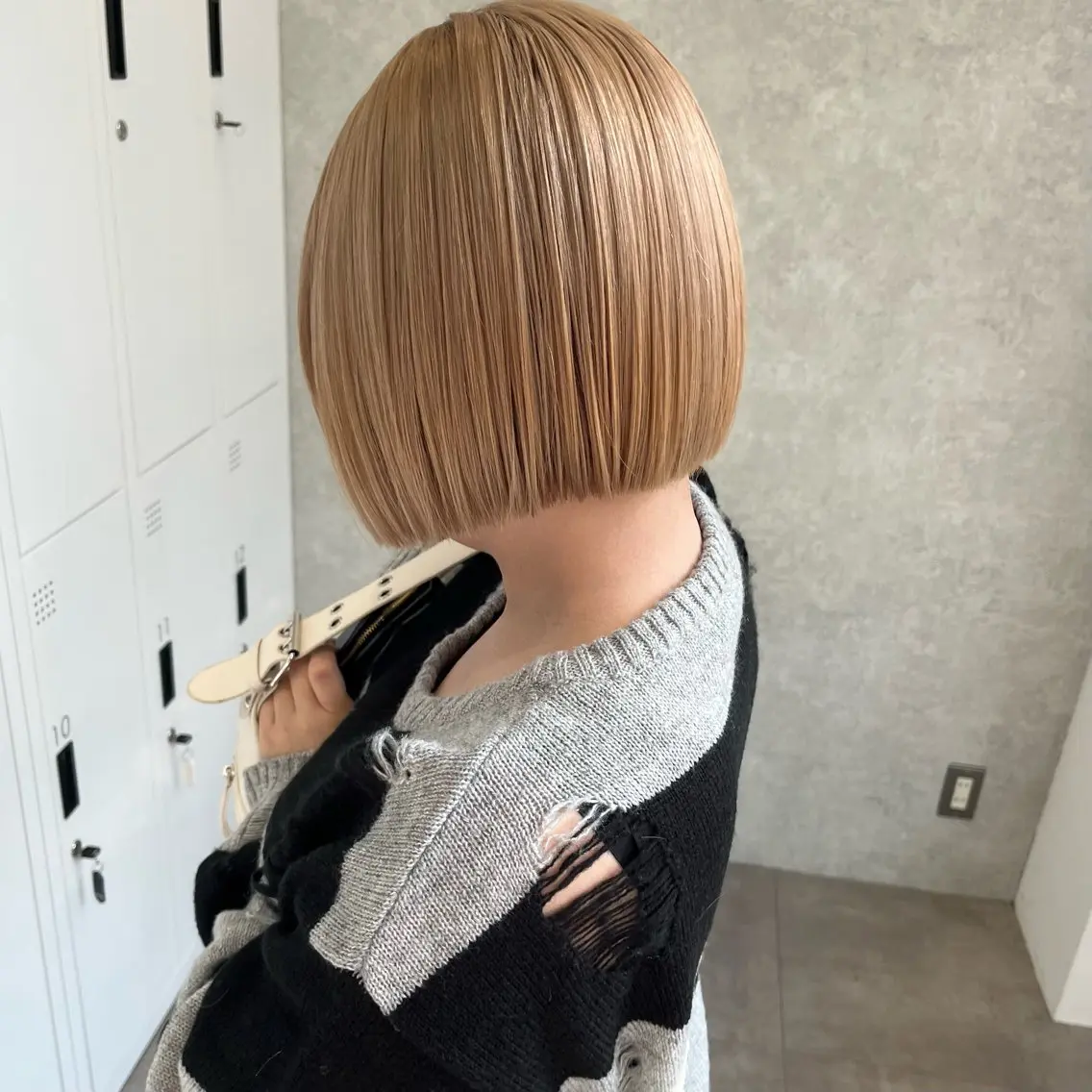 ショート カラー ハイトーンカラー ボブ hiyori 【ﾌﾗﾐｭｰﾑ高崎】のヘアスタイル